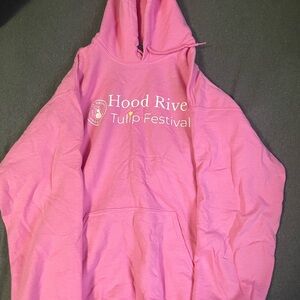 Women’s pink tulips festival sweater